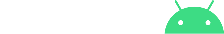 Android logo 2019 white wordmark.svg