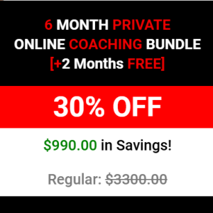 6 Month Private Online Coaching Bundle
